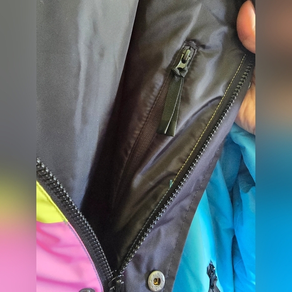 NWT!! Tipsy Elves, Icy Blunder Insulated Jacket, Blue/Black, Size XL, MSRP $190 - Picture 14 of 16